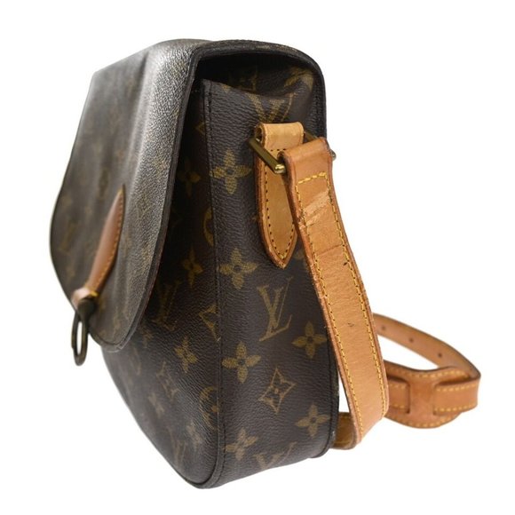 LOUIS VUITTON Saint Cloud GM Shoulder Bag Monogram Leather Brown - Picture 16 of 16